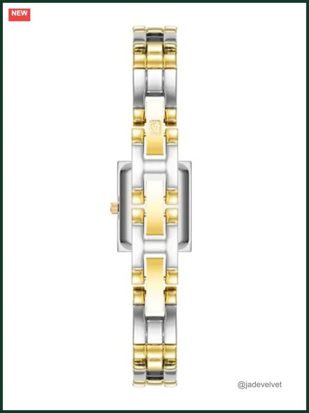 Women's Dress Watch with Roman Numerals, Metal Bracelet, Sunray Dial